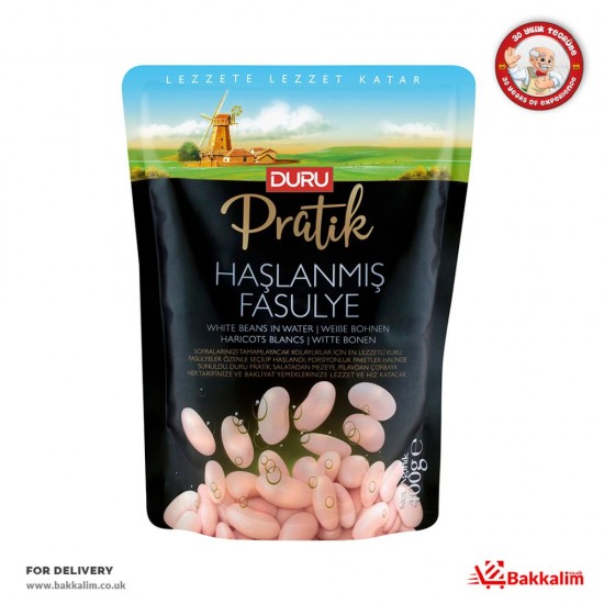 Duru 400 Gr Boiled White Beans - 8691440307426 - BAKKALIM UK