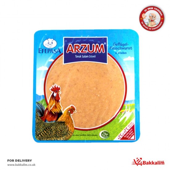 Efepasa Arzum 200 G Sliced Chicken Salami - 4017979056002 - BAKKALIM UK
