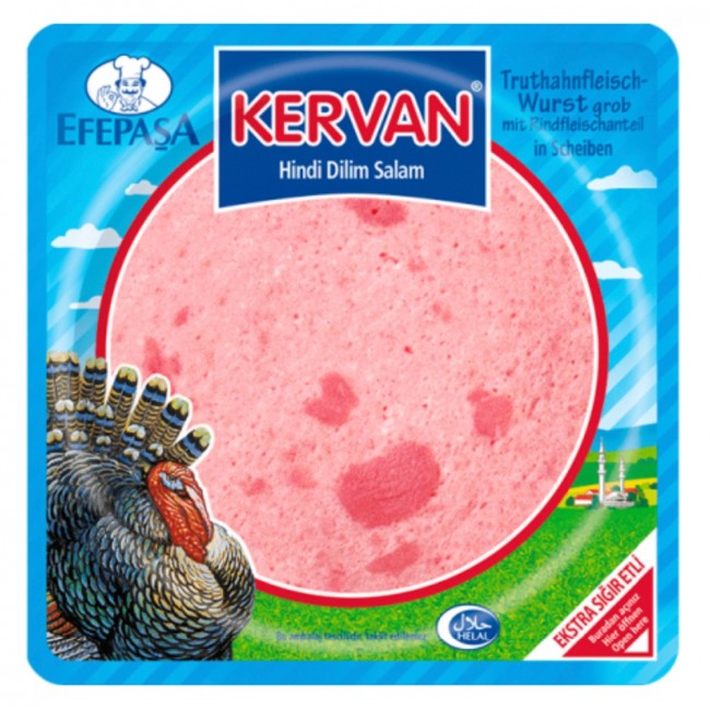 Efepasha Kervan Sliced Turkey Salami 200g