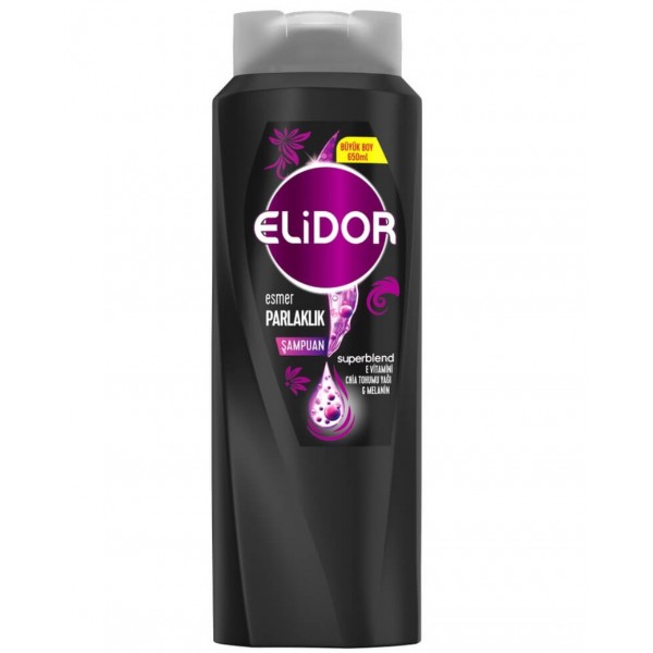 Elidor Black Brightness Shampoo 650ml