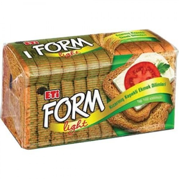 Eti Form Sliced Bran Rusk Bread 138g