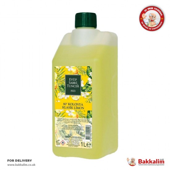 Eyup Sabri Tuncer 1000 Ml Classic Lemon Cologne - 8691685000496 - BAKKALIM UK