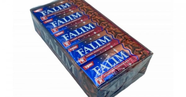 Falim 5 Pcs 20 Pack Carnation Flavored Sugar Free Gum - FALIM