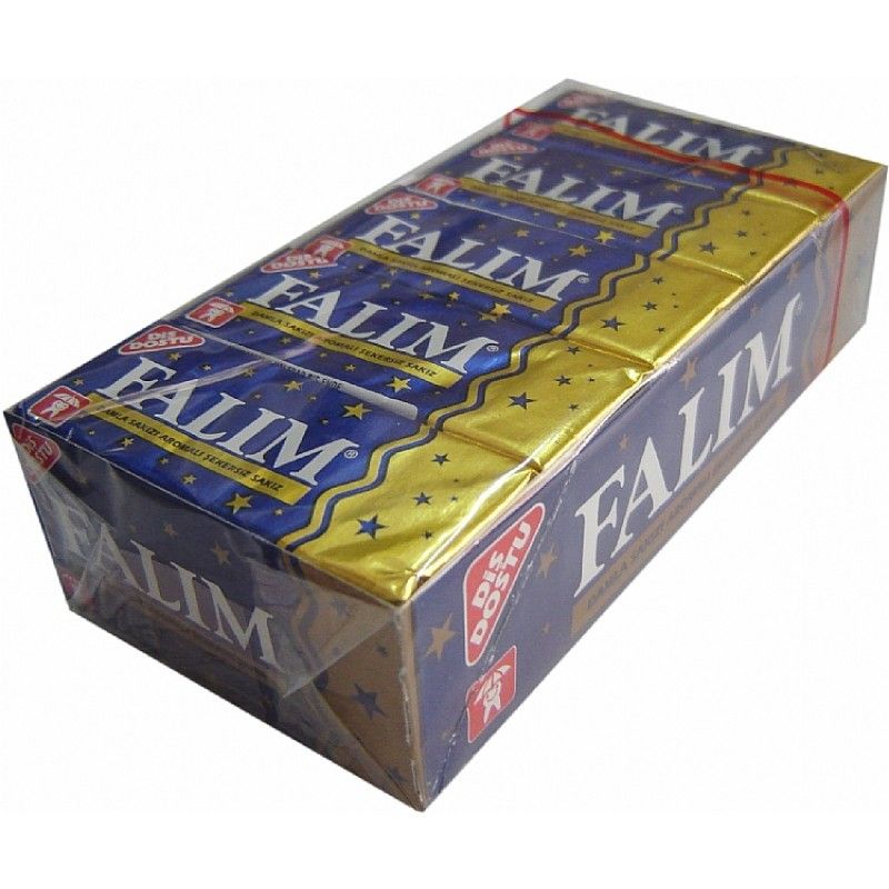 Falim 5 Pcs 20 Pack Mastic Aromated Sugar Free Chewing Gum  
