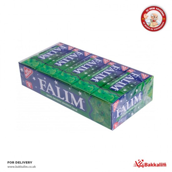 Falim 5 Pcs 20 Pack Mint Aromated Sugar Free Chewing Gum - 8690524055123 - BAKKALIM UK