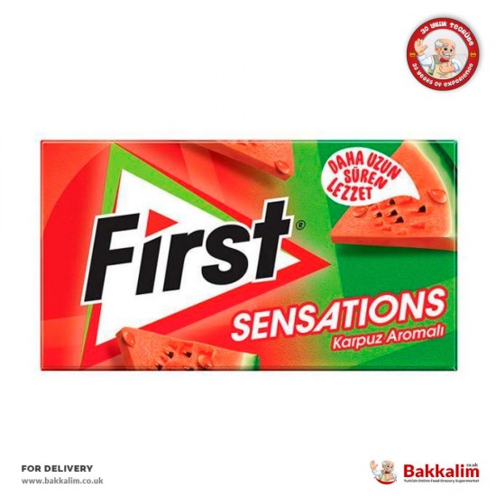 First Sensations 27 Gr Watermelon Flavored Chewing Gum - 8690524165235 - BAKKALIM UK