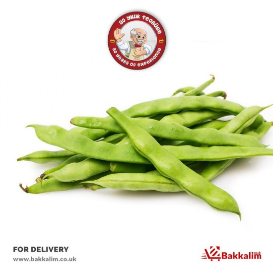 Fresh 500 Gr Flat Beans - BKL-MYV-SBZ-TZ - BAKKALIM UK