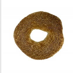 Freshly Baked Round Simit Roll