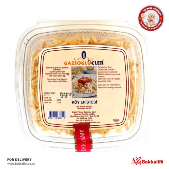 Gazioglu 350 Gr Turkish Noodles - 8694110678819 - BAKKALIM UK