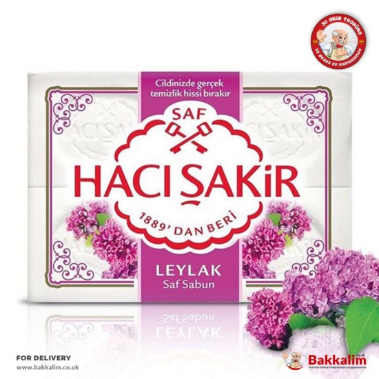 Haci Sakir 600 Gr 4 Pcs Lilac Soap - 8718951384378 - BAKKALIM UK