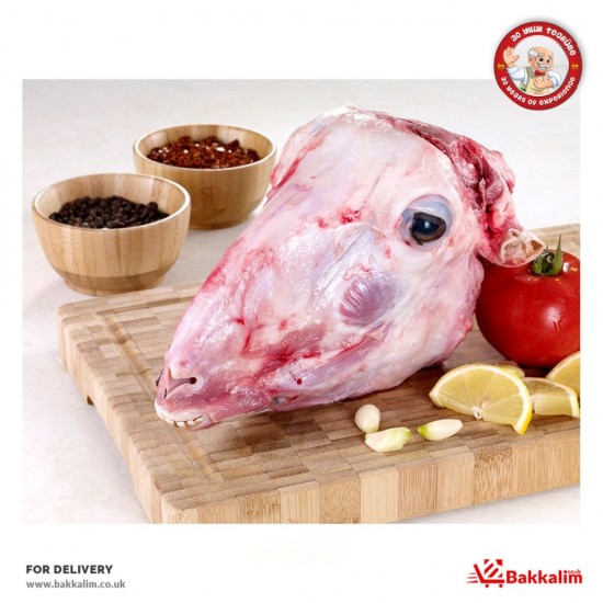 Halal 1 Pcs Fresh Lamb Head -  - BAKKALIM UK