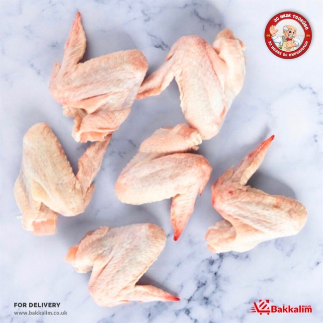 Halal 500 Gr Fresh Chicken Wings, BAKKALIM UK Halal 500 Gr Fresh Chicken Wings