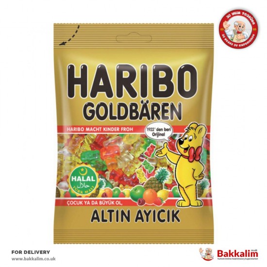 Haribo 80 Gr Gold Bears Jelly Candy - 8691216020771 - BAKKALIM UK