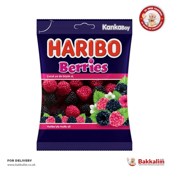 Haribo 80 G Berries Soft Candy - 8691216020672 - BAKKALIM UK