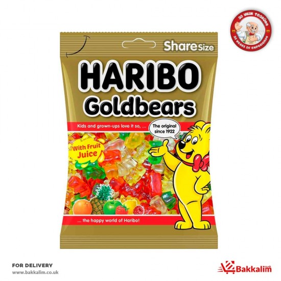 Haribo 80 Gr Gold Bear Fruit Mix Helal - 8691216020627 - BAKKALIM UK