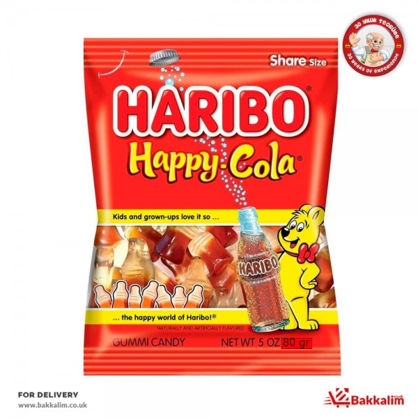 Haribo 80 Gr Happy Cola 