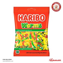 Haribo 80Gr Worms Fruit Mix Helal