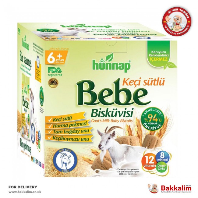 Hunnap 400 Gr Of Goat S Milk Baby Biscuits Hunnap 400 Gr Of Goat S Milk Baby Biscuits