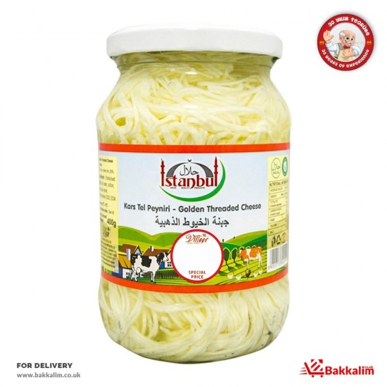 Istanbul 400 G Golden Threaded Cheese - 5055713302151 - BAKKALIM UK