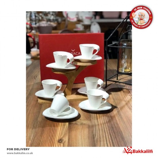 Karaca 6 Pcs Spire Espresso Cups Set Of - 8697918608866 - BAKKALIM UK