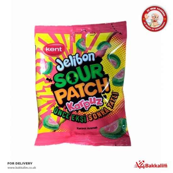 Kent  80 Gr Jelibon Sour Patch Watermelon Sweets Halal - 7622210796844 - BAKKALIM UK