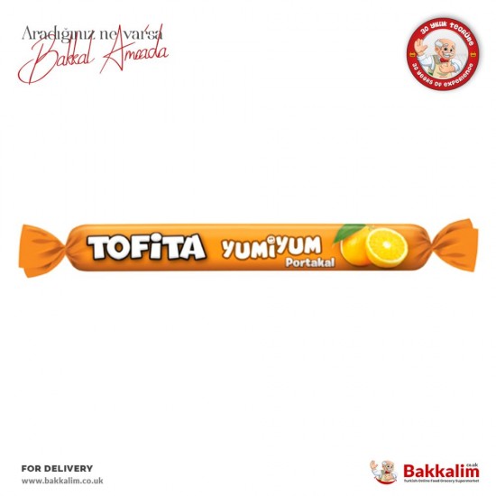 Kent Tofita 7 G Orange Fruit Juice Toffe Candy - 8690515596413 - BAKKALIM UK