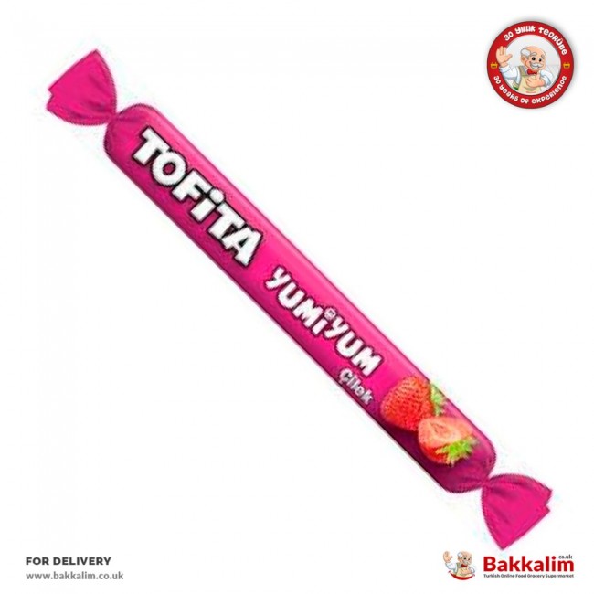 Kent Tofita 7 Gr Strawberry Fruit Juice Toffe Candy Kent Tofita 7 Gr Strawberry Fruit Juice Toffe Candy