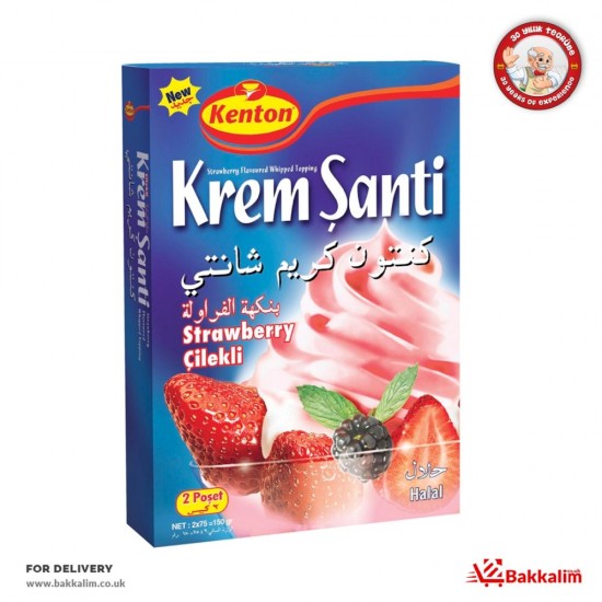 Kenton 150 Gr Strawberry Whipped Cream - 8690547101227 - BAKKALIM UK