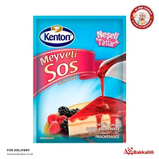 Kenton 80 Gr Fruity Sauce (Black Currant And Strawberry) - 8690547012097 - BAKKALIM UK