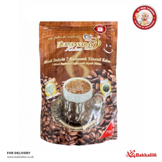 Kervansaray 250 Gr 7 Mixed Regional Coffee With Mastic Gum And Terebinth Flavored - 8681499180033 - BAKKALIM UK