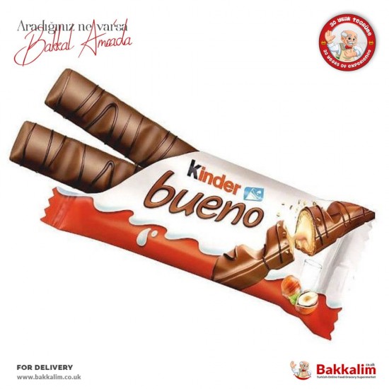Kinder Bueno Chocolate 43 G - 80052760 - BAKKALIM UK
