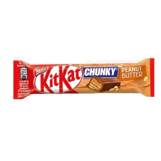 Kit Kat Chunky Peanut Butter Chocolate Bar 42 G - 3800020418604 - BAKKALIM UK