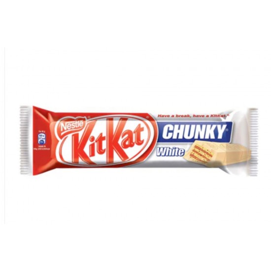 Kit Kat Chunky White Chocolate 40 G - 7613037251302 - BAKKALIM UK