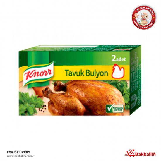 Knorr 20 Gr 2 Tablets  Chicken Bouillon - 86907538 - BAKKALIM UK