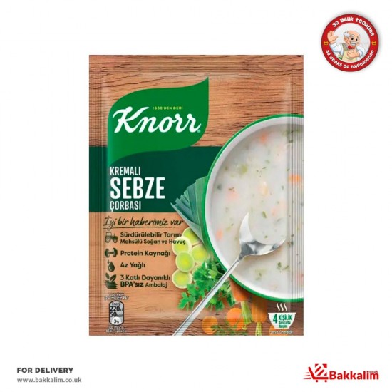 Knorr 65 Gr Vegetable Soup With Cream - 8690637018596 - BAKKALIM UK