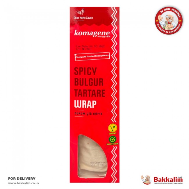 Komagene 180 Gr Spicy Bulgur Tartare Wrap Komagene 180 Gr Spicy Bulgur Tartare Wrap