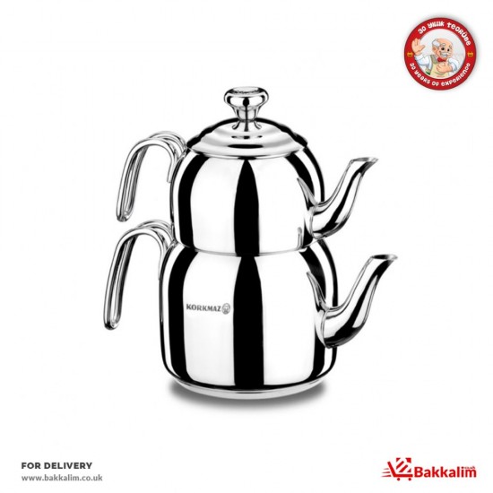 Korkmaz A057 Turkish Tea Pot - 8691607000573 - BAKKALIM UK
