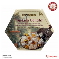 Koska 250 Gr Turkish Delight With Hazelnut And Pistachio Coconut