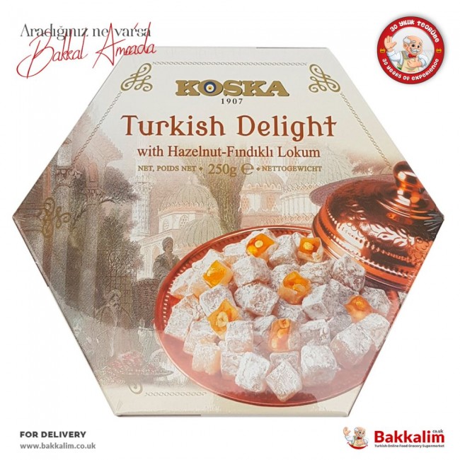 Koska 250 Gr Turkish Delight With Hazelnut