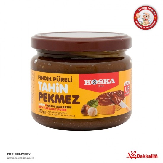 Koska 320 Gr  Fındıklı Püre Tahin Pekmezi - 8690710141760 - BAKKALIM UK