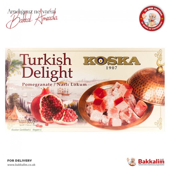 Koska 500 Gr Turkish Delight With Pomegranate