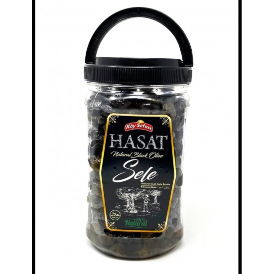 Koy Sefasi Hasat Natural Black Olives 1200 G - 8696591064242 - BAKKALIM UK