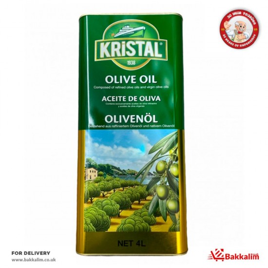 Kristal 4000 Ml Olive Oil - 8690819260553 - BAKKALIM UK