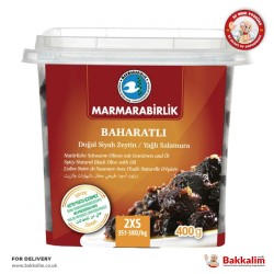 Marmarabirlik 400 Gr 2XS Spicy Natural Black Olive With Oil