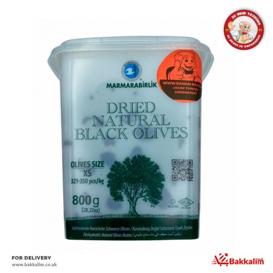 Marmarabirlik 800 Gr Dried Naturel Black Olives - 8690103292451 - BAKKALIM UK
