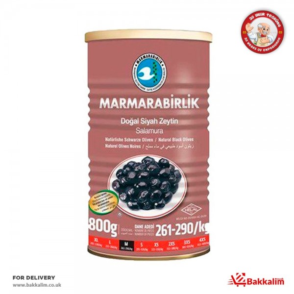 Marmarabirlik 800 Gr M Natural Black Olives 