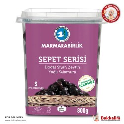 Marmarabirlik 800 Gr S Cart Series Black Olives With Oil