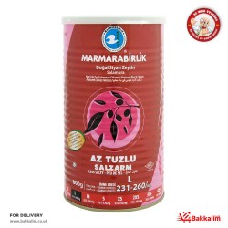 Marmarabirlik Net 800 Gr L Less Salty Natural Black Olives