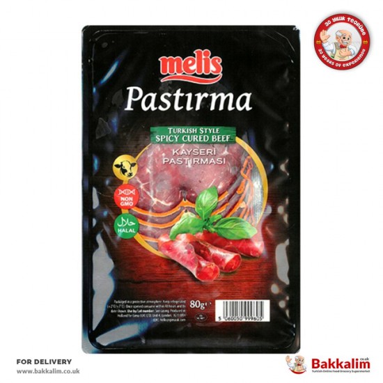 Melis 80 Gr Pastırma Kayseri Usulü - 5060050999605 - BAKKALIM UK