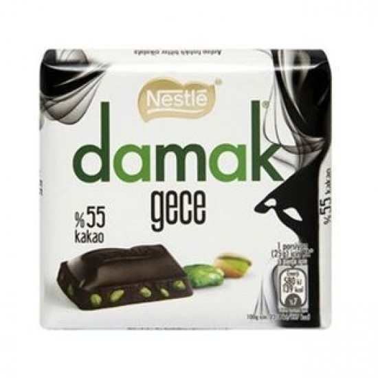 Nestle Damak Night Dark Chocolate With Pistachio 60g